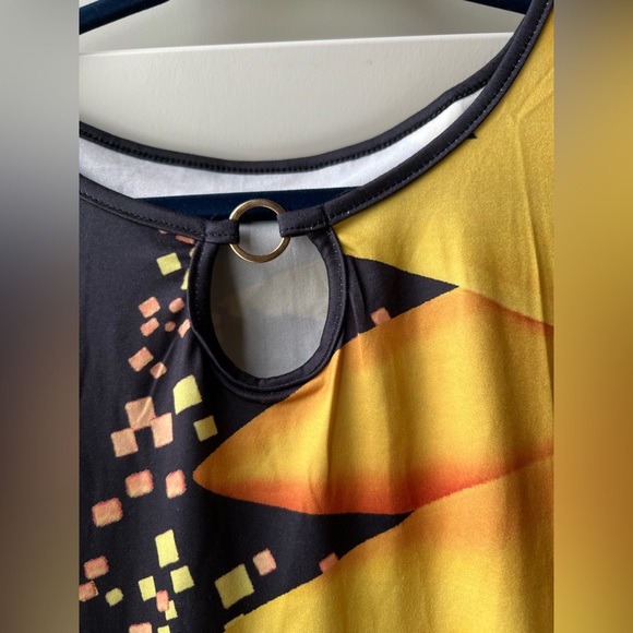 Unbranded - XL - Dress - Black/Yellow - Sleeveless - Picture 2 of 5